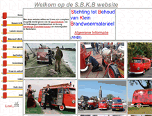 Tablet Screenshot of brandweerbus.com